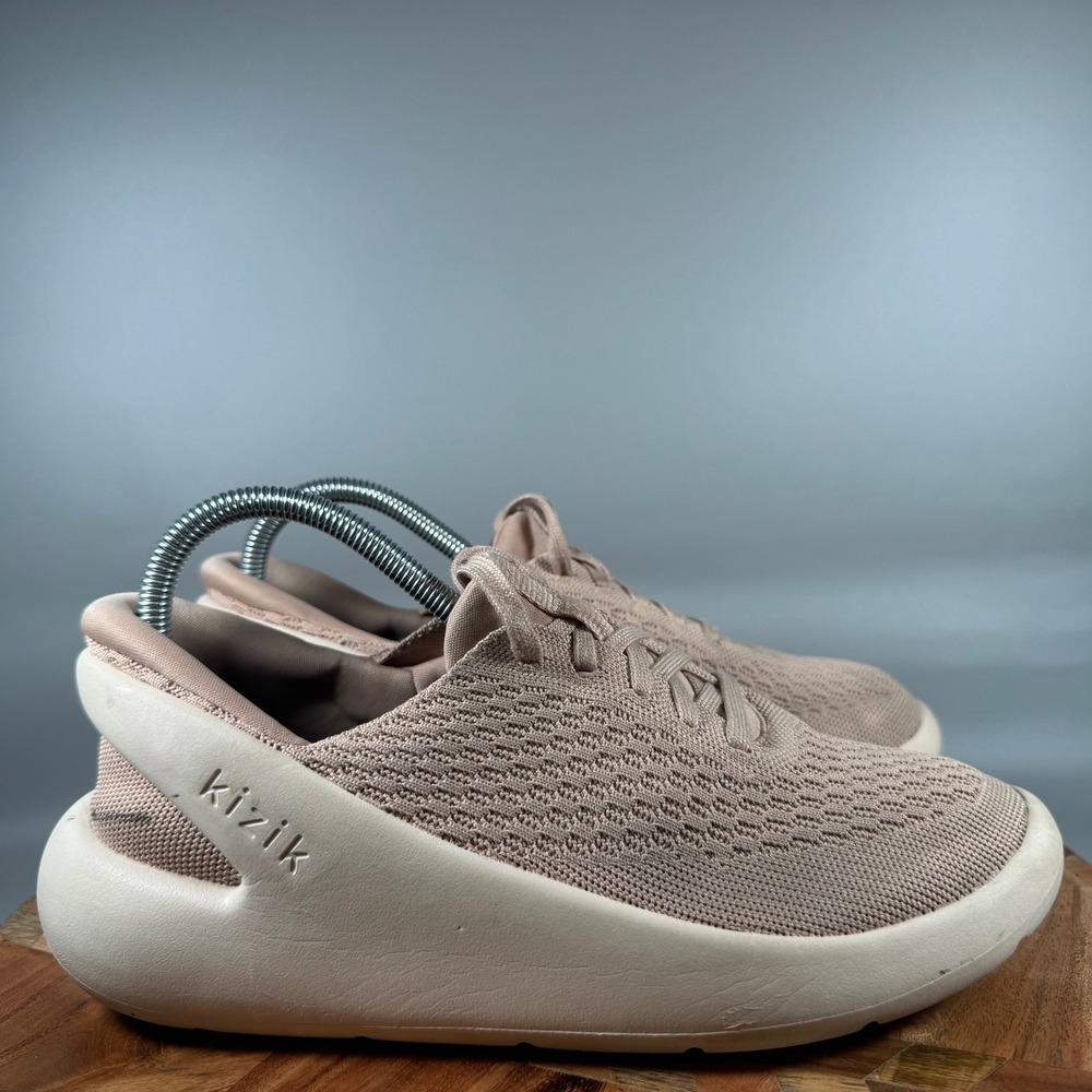 Kizik Roamer Womens 8 Rose Blush Hands Free Slip On Knit Sneakers DROAFB06-1D